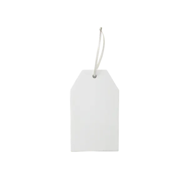 PXDA012 - Tag Shaped Christmas Stocking Tag (12 Per Pack)