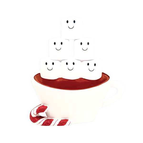 TT1213-6 - Hot Chocolate Family (6) Table Topper