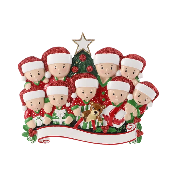 TT1523-9 - Pajama Family of 9 Table Topper