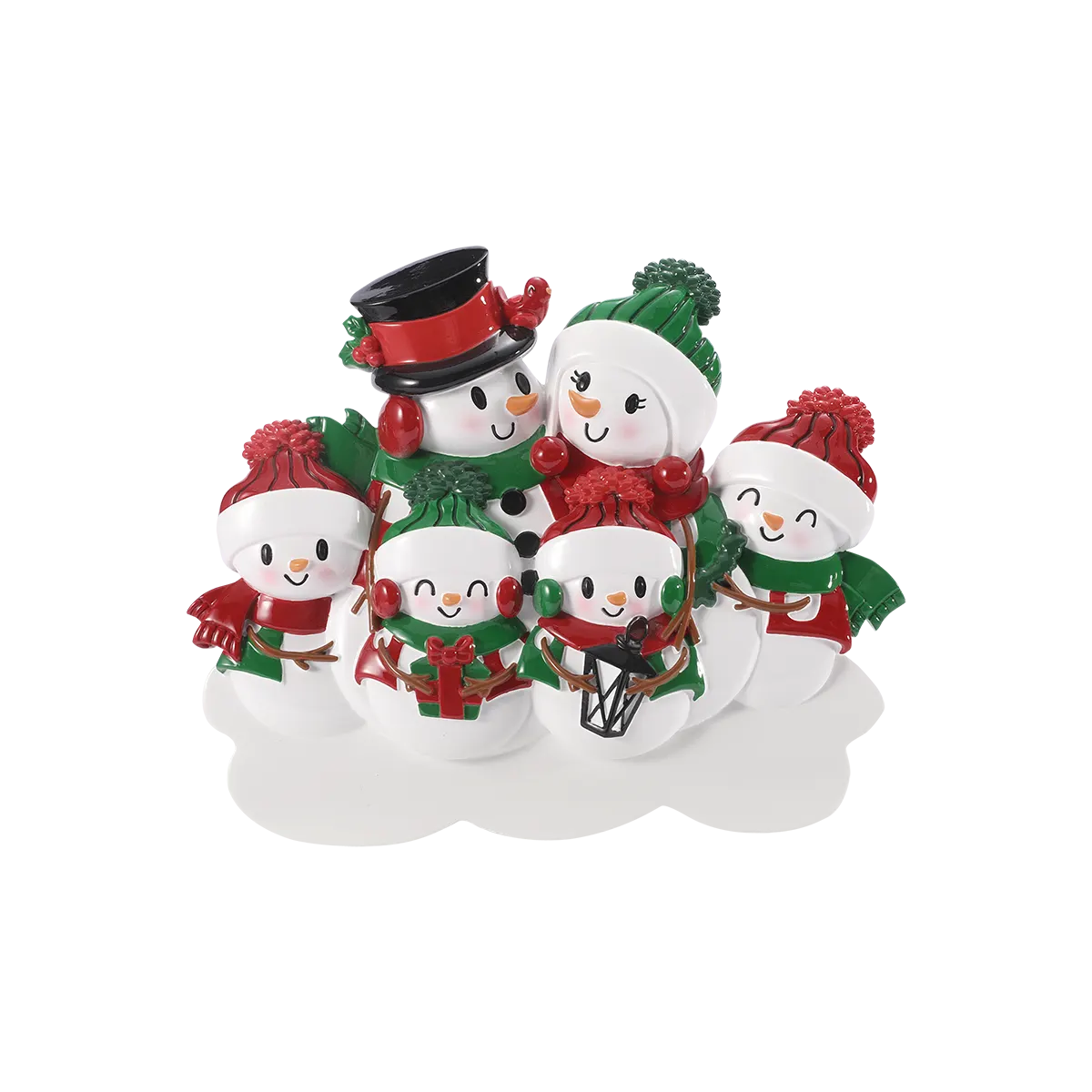 TT2255-6 - NEW SNOWMAN FAMILY of 6