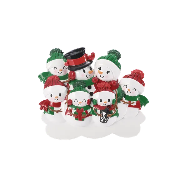 TT2255-7 - NEW SNOWMAN FAMILY of 7