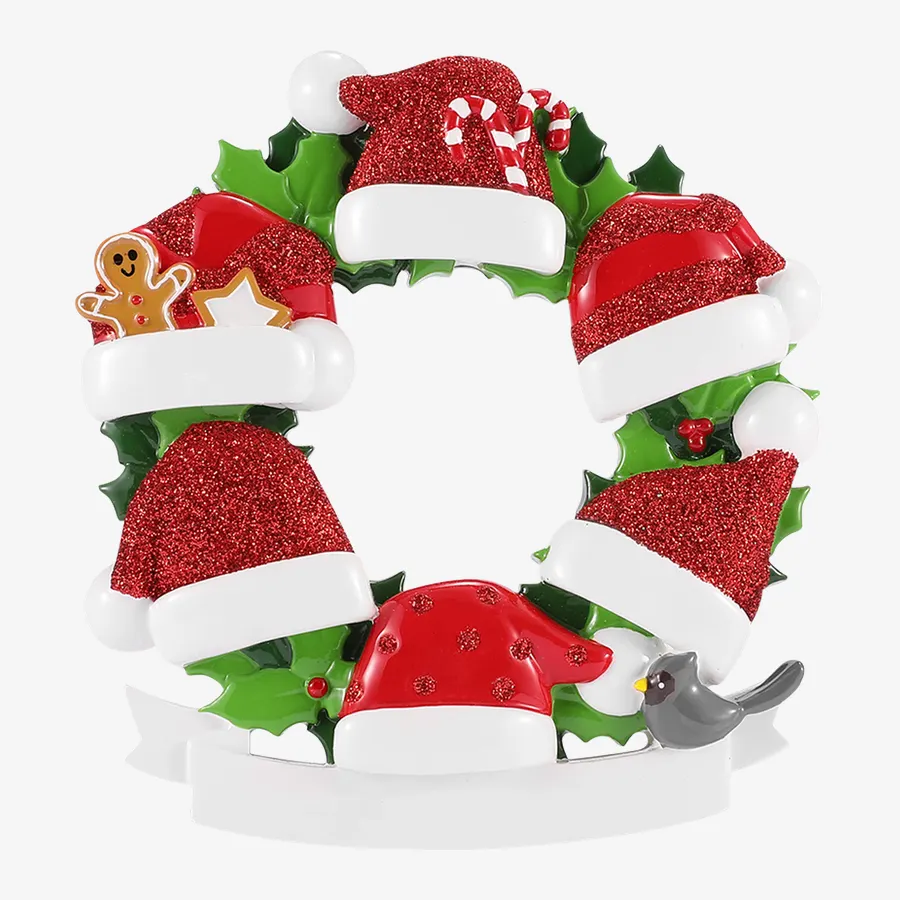 OR3082-6 - Santa Hat Family of Six