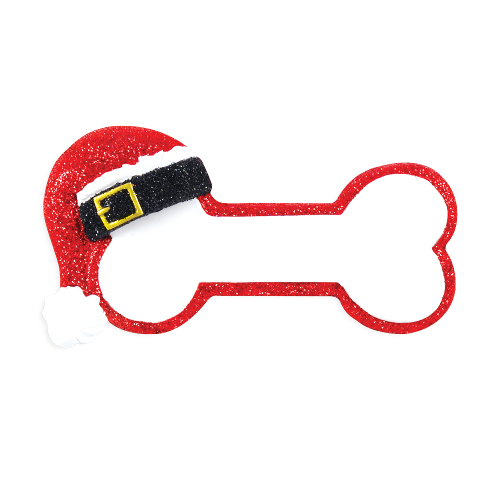 OR1438 - Santa Dog Bone Personalised Christmas Decoration