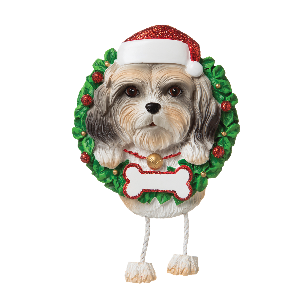 OR1712-ST - Shih Tzu (Pure Breed) Personalised Christmas Decoration