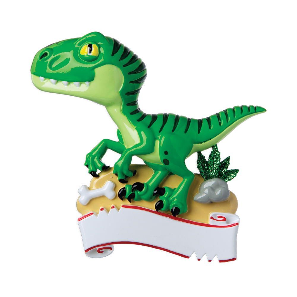 OR1907 - Dinosaur Personalised Christmas Decoration