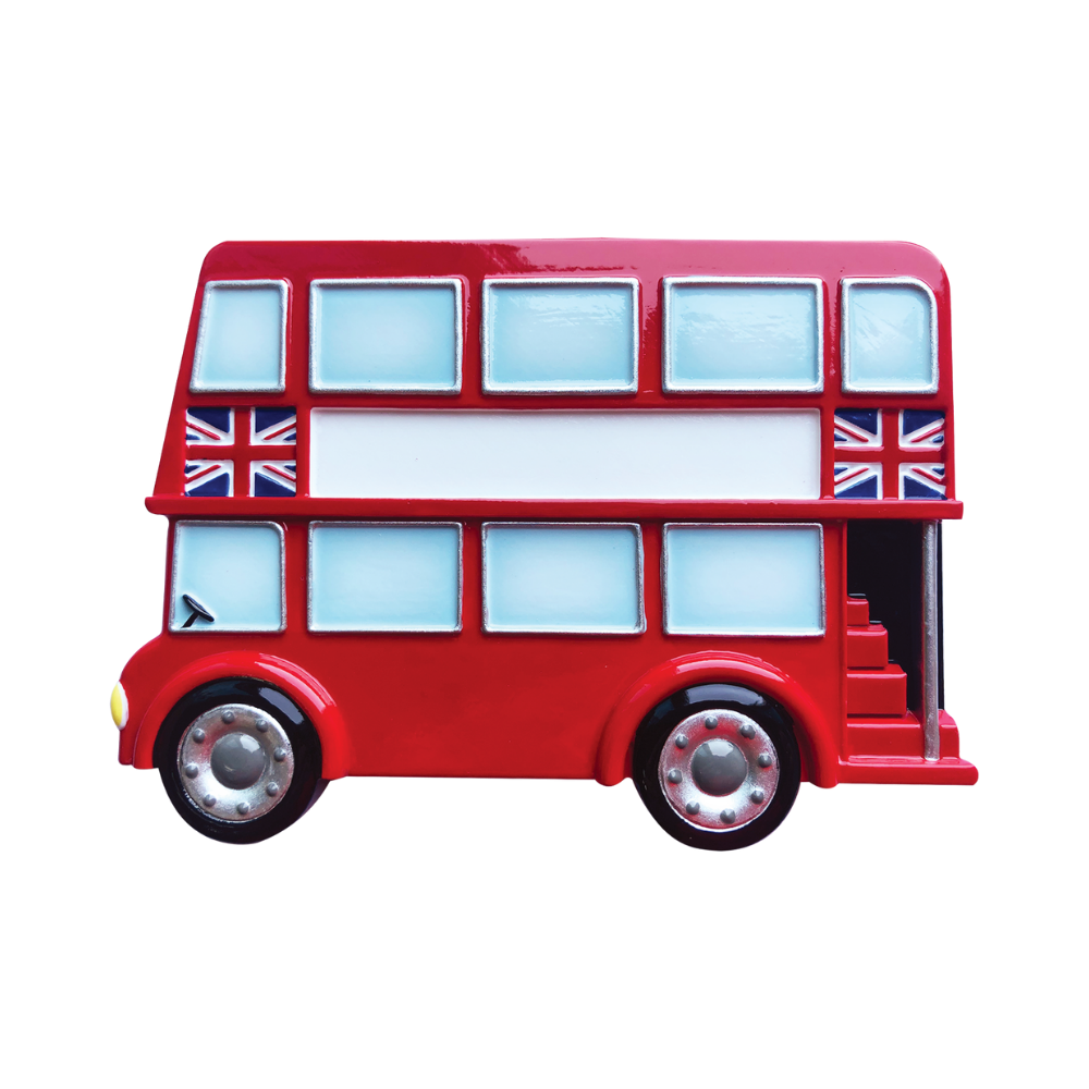 OR2175 - London Bus For Addons Personalised Christmas Decoration