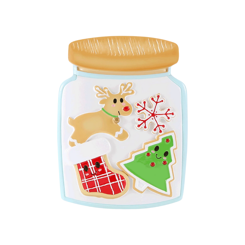 OR2462-3 - Cookie (Family of 3) Personalised Christmas Decoration