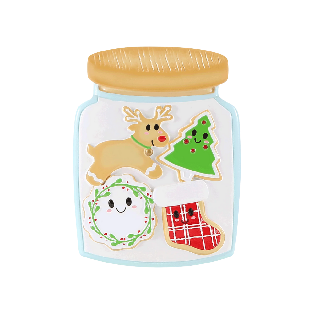 OR2462-4 - Cookie (Family of 4) Personalised Christmas Decoration