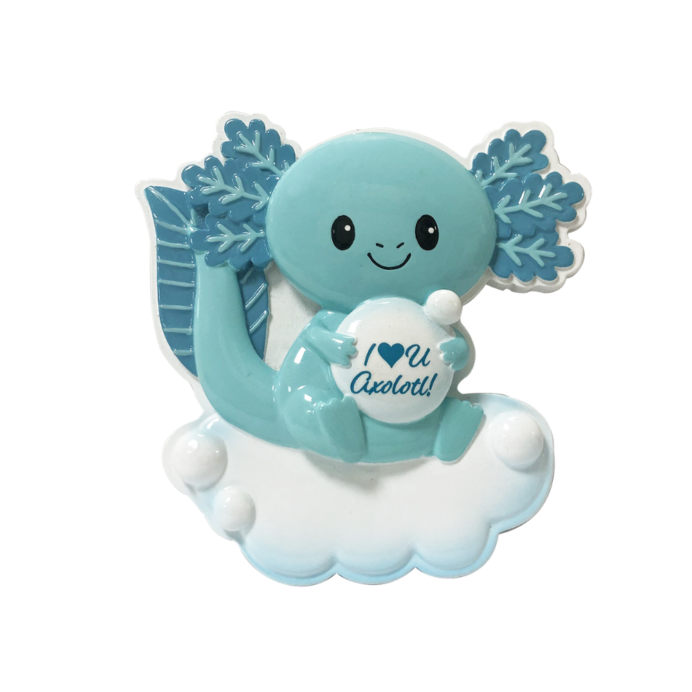 OR2490 - Axolotl Character Personalised Christmas Decoration