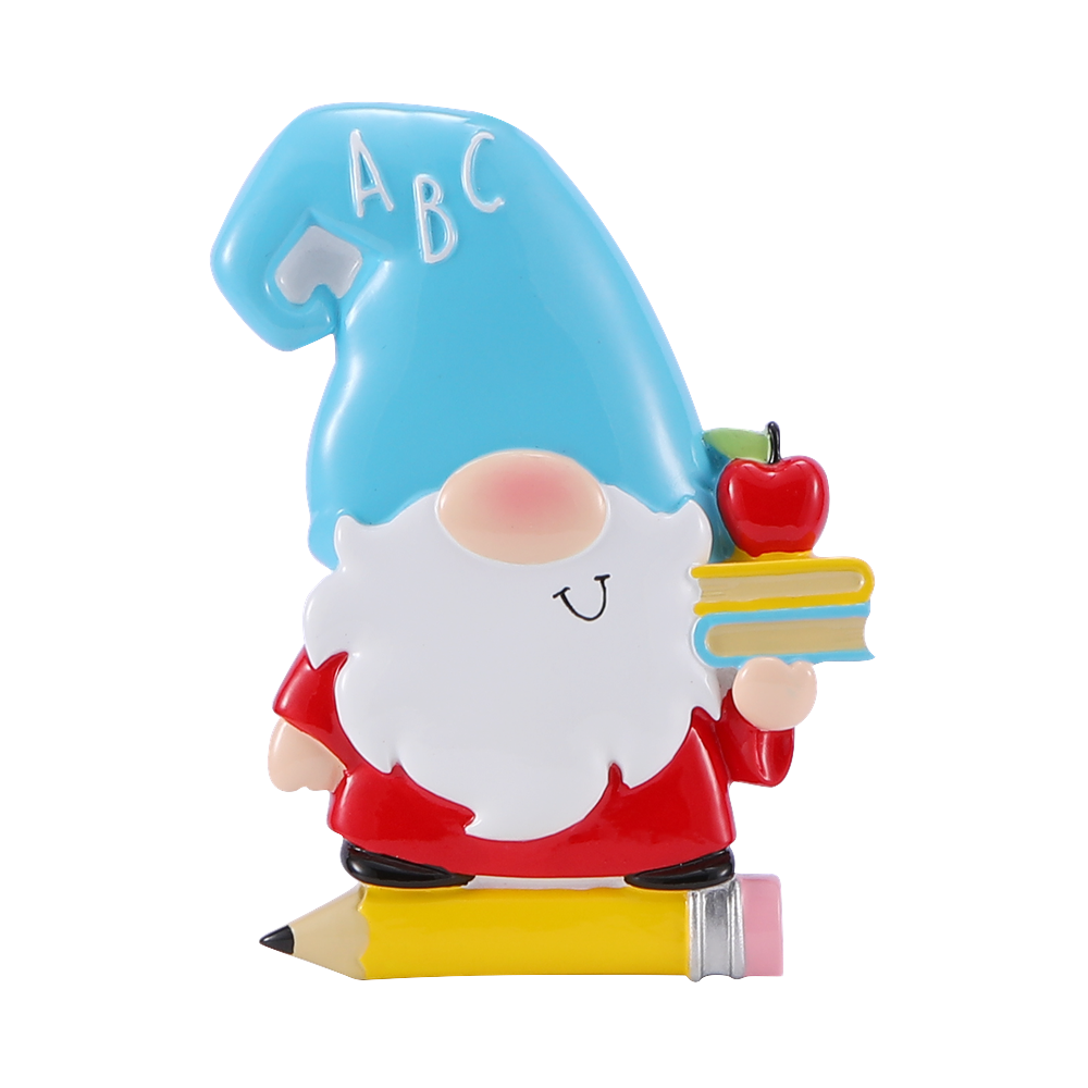OR2525 - Gnome Teacher Personalised Christmas Decoration