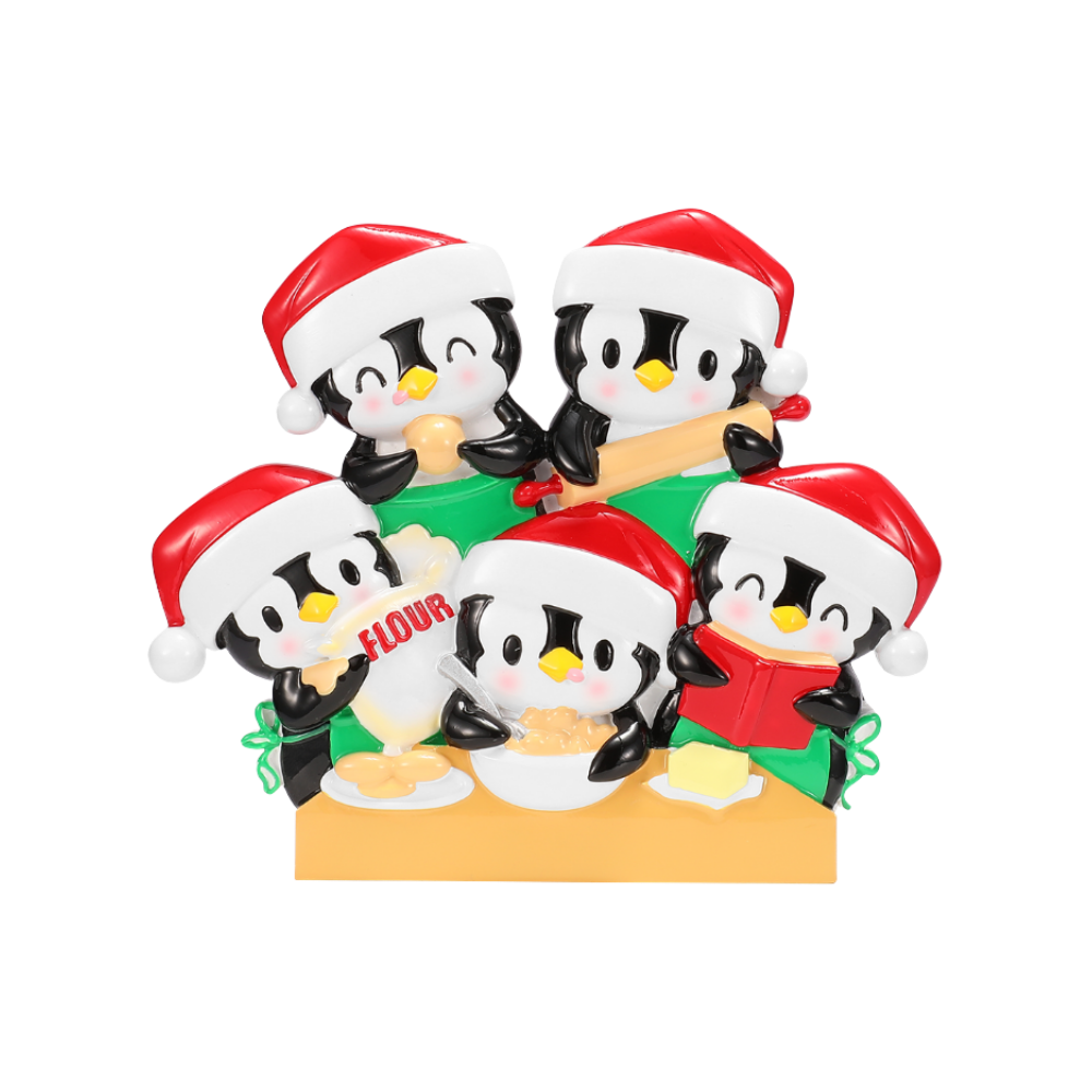 OR2664-5 - Penguin Baking Family of 5