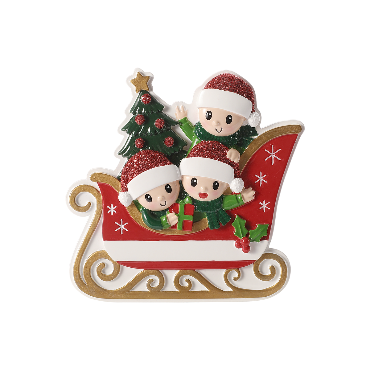 OR2904-3 - Family in Sleigh - 3