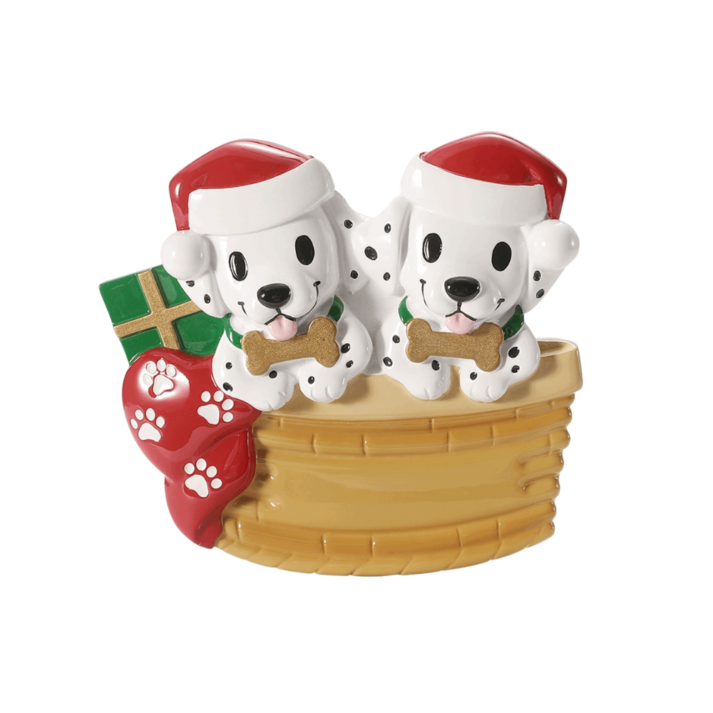 OR2910-2 - Puppy Family With Christmas Hats - Make More Christmas - 2