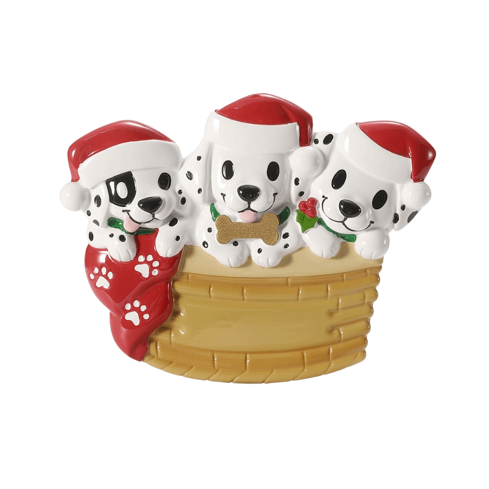 OR2910-3 - Puppy Family With Christmas Hats - Make More Christmas - 3