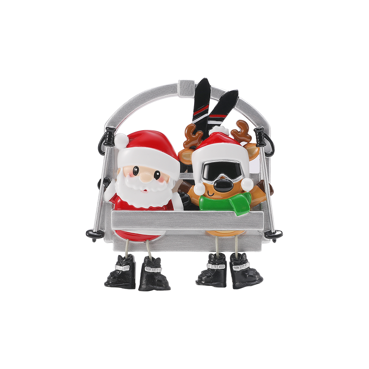 OR3048-2 - Ski Lift Family Dangling Legs - 2