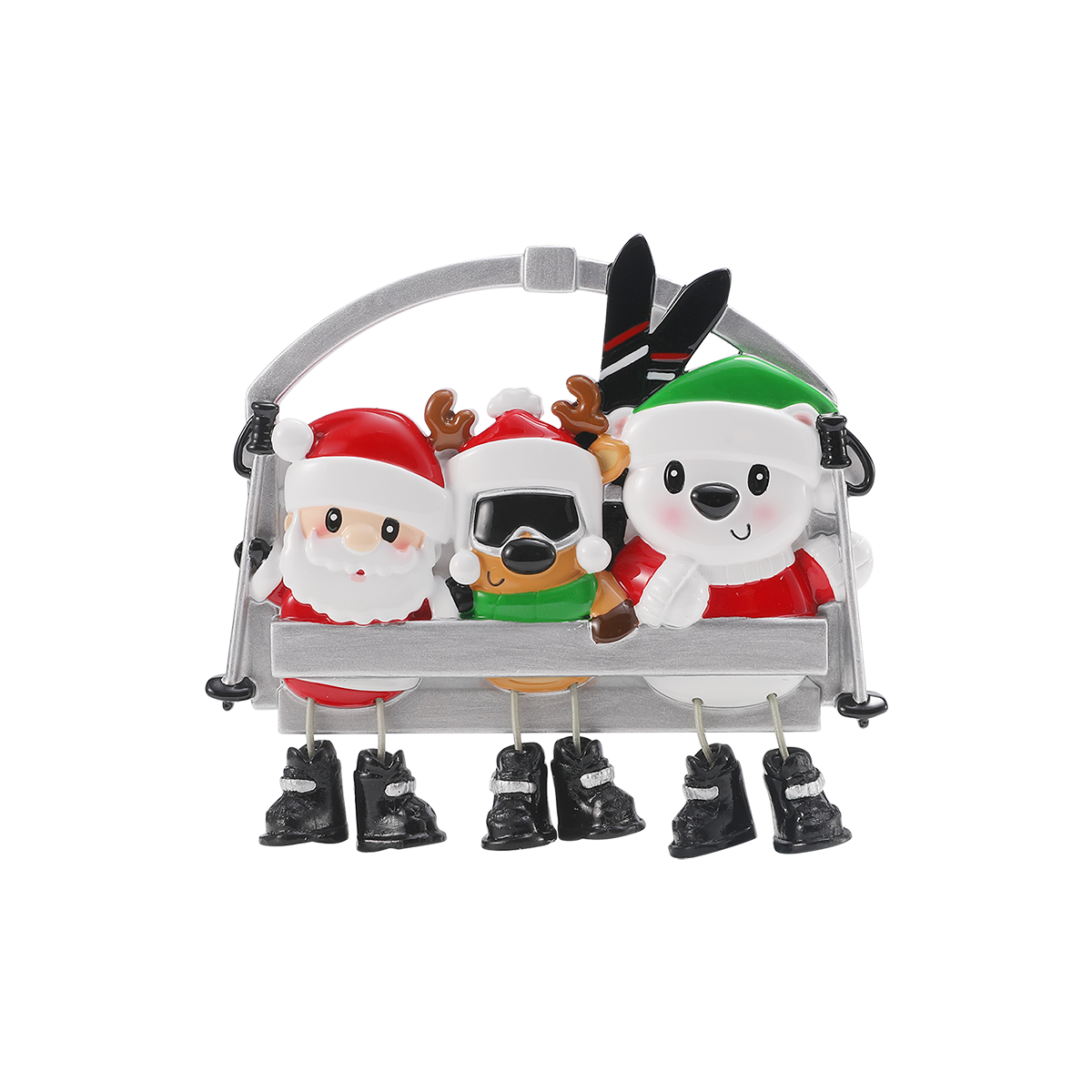 OR3048-3 - Ski Lift Family Dangling Legs - 3