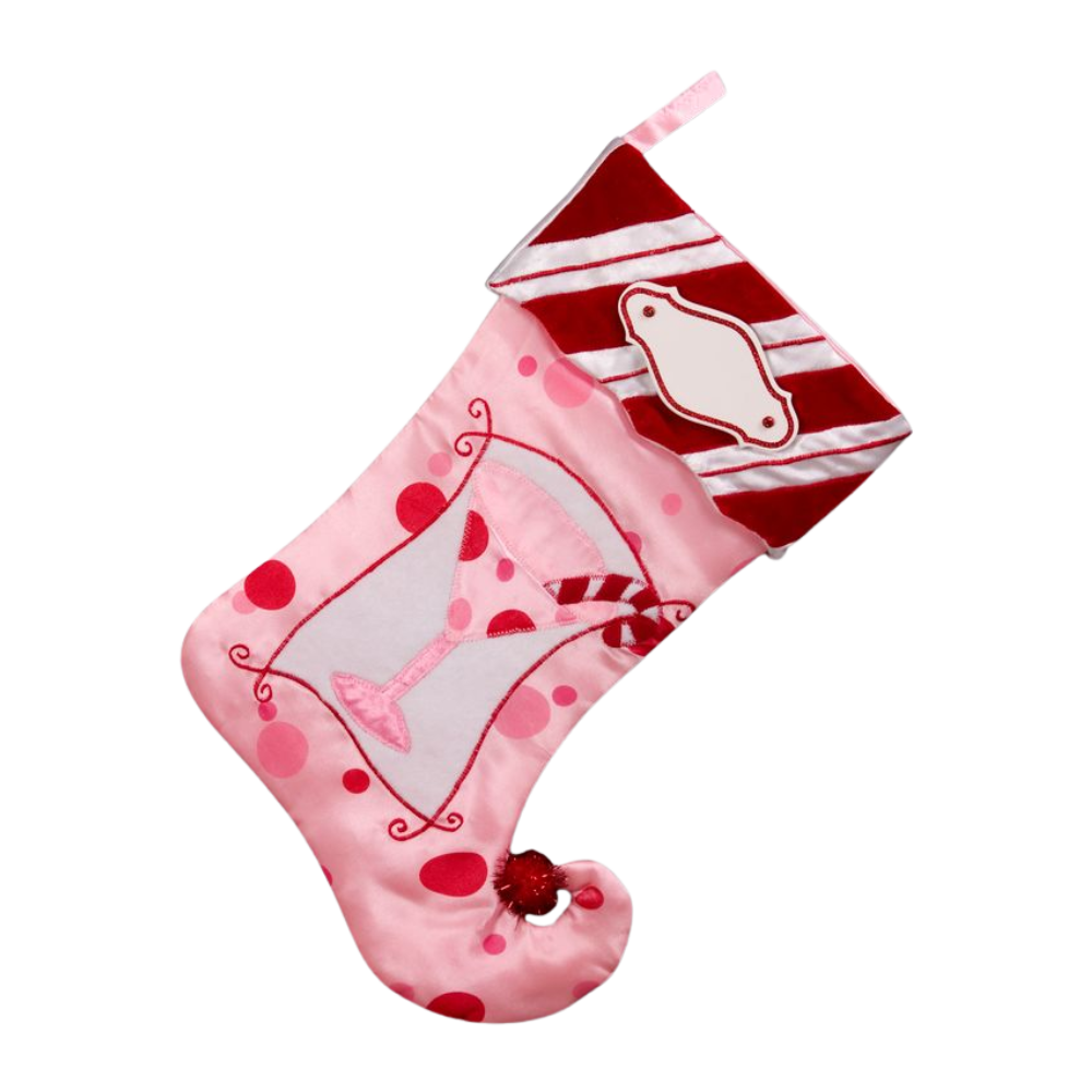 PBS131 PM - Pink Martini Personalised Christmas Stocking