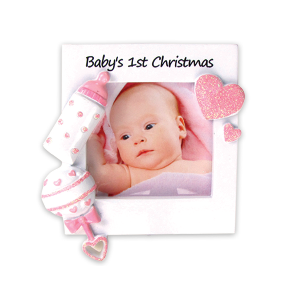 PF600-A - Christmas Baby Frame-Pink And Blue (6 Pink/6 Blue)