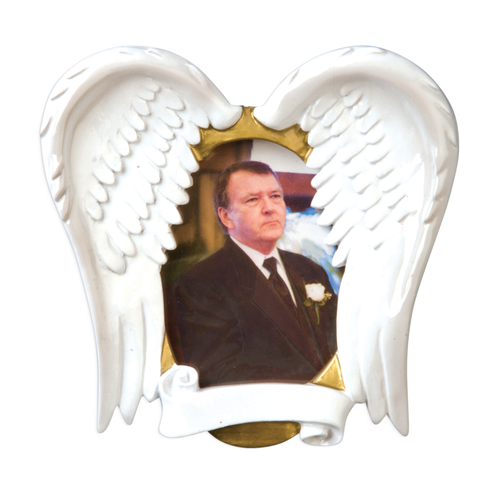 PF955 - in Loving Memory Frame Personalised Christmas Decoration