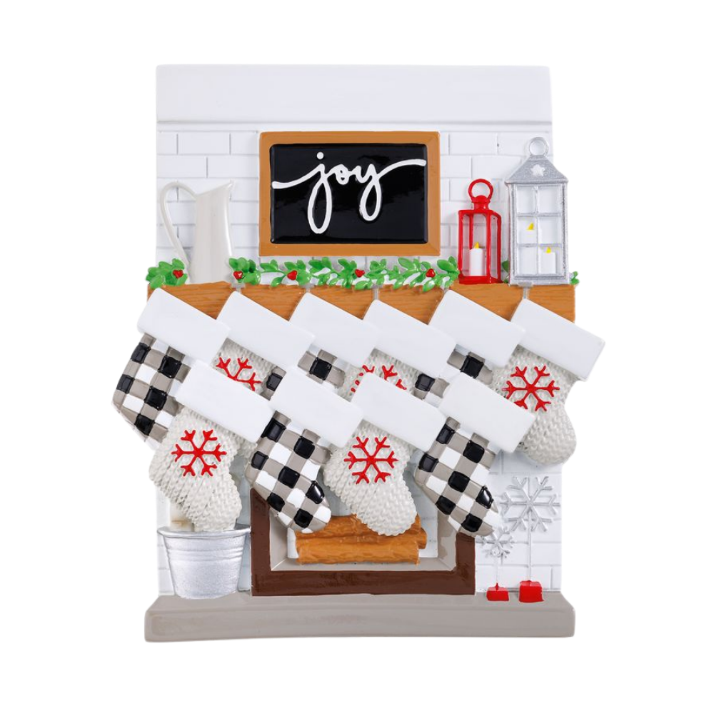 TT2030-10 - Fireplace Mantle Family of 10