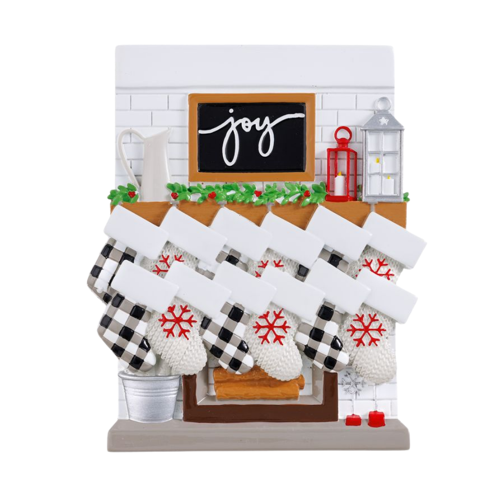 TT2030-12 - Fireplace Mantle Family of 12
