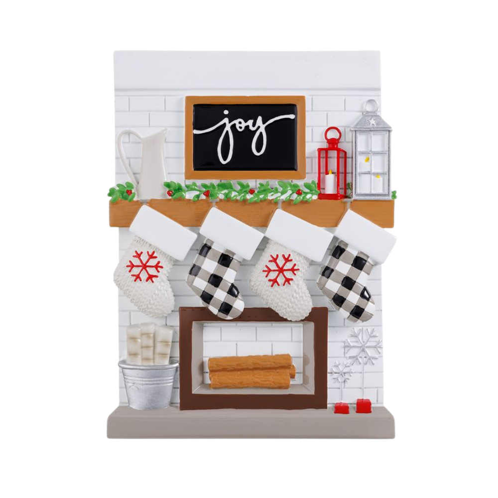 TT2030-4 - Fireplace Mantle Family of 4