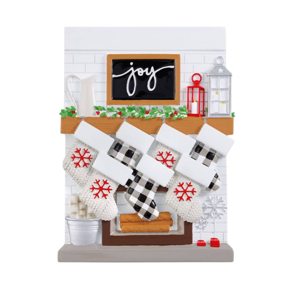 TT2030-7 - Fireplace Mantle Family of 7