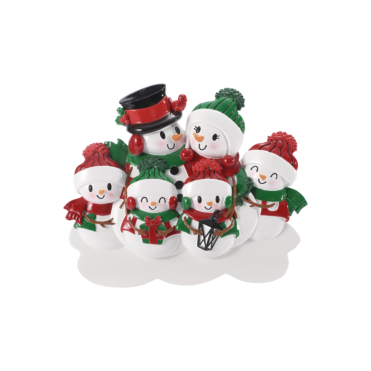 TT2255-6 - NEW SNOWMAN FAMILY of 6