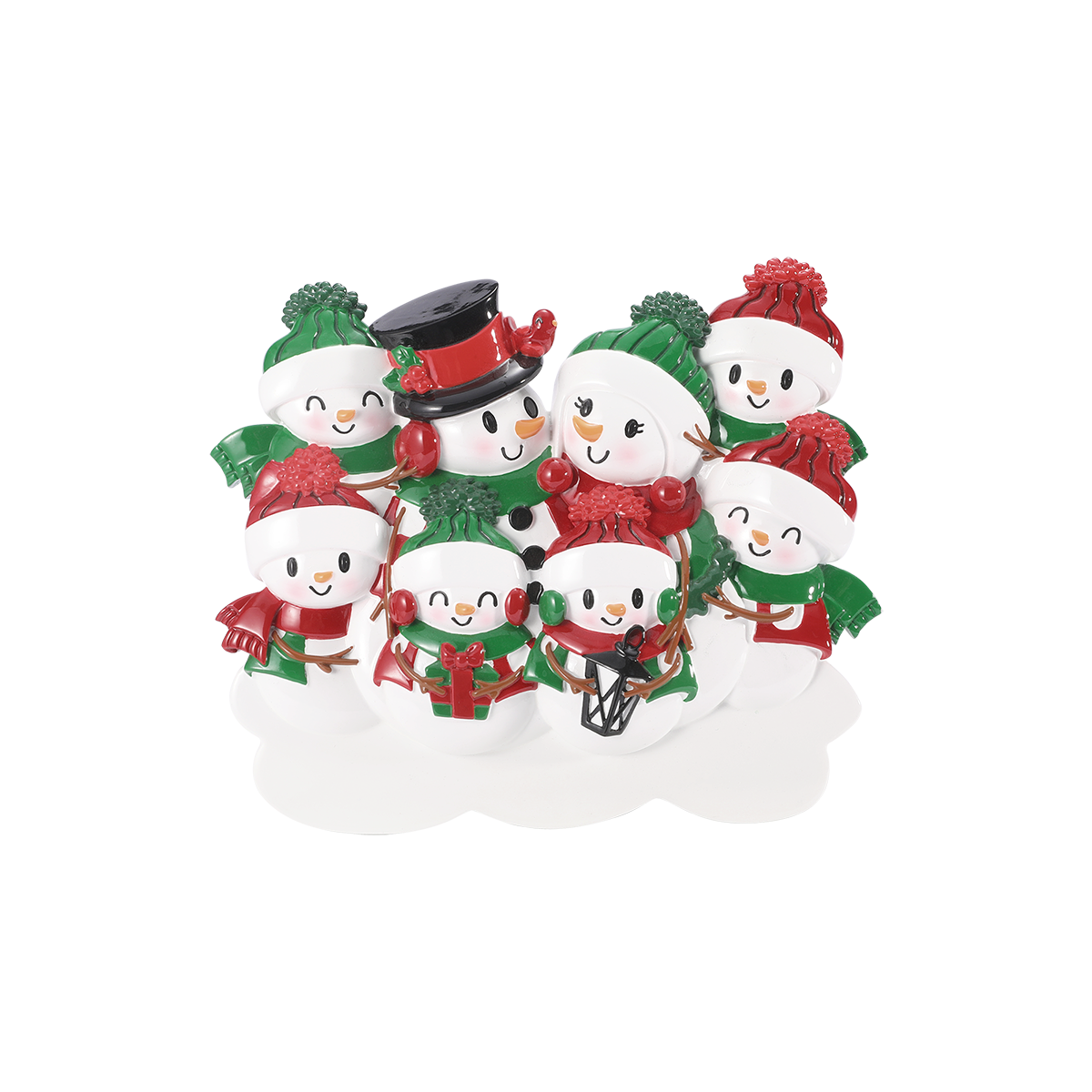 TT2255-8 - NEW SNOWMAN FAMILY of 8
