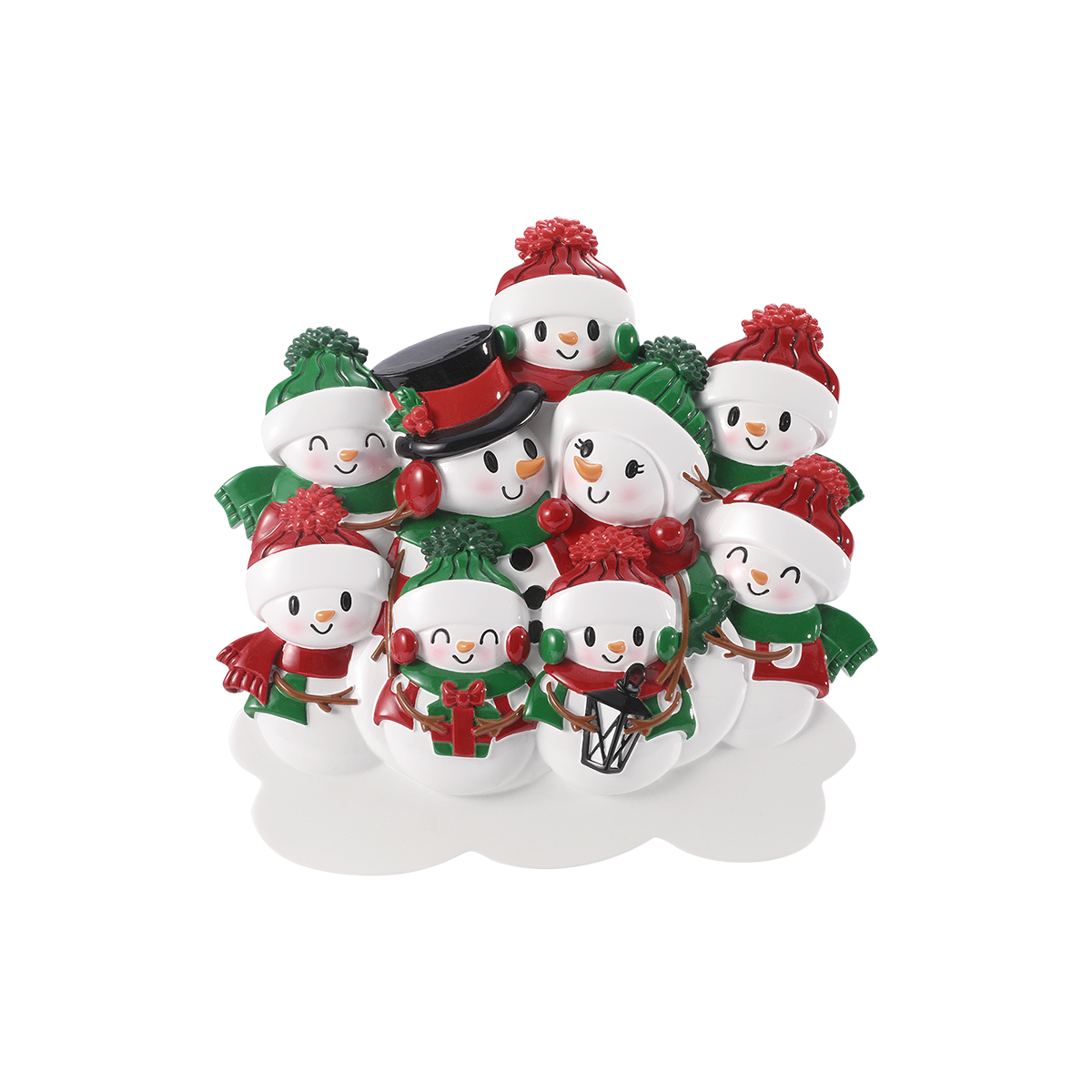 TT2255-9 - NEW SNOWMAN FAMILY of 9
